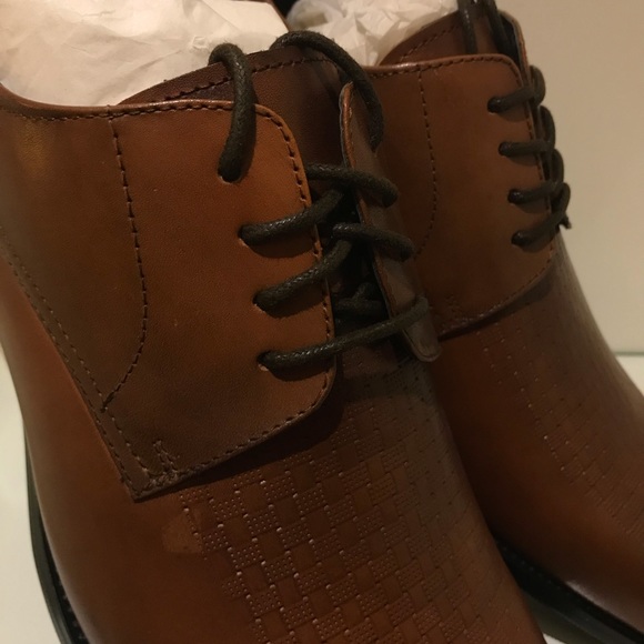 Steve Madden Jonah Cognac Leather Oxford (Men’s) - Picture 4 of 8